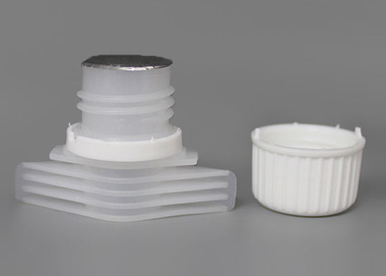 Rò rỉ bằng chứng PE cấp thực phẩm nhựa đổ Spout Caps với Seal lót cho túi chất lỏng