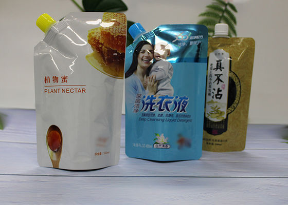 Túi nhựa có thể tái sử dụng Túi đựng thức ăn cho trẻ em / Chất lỏng BPA In ống đồng miễn phí