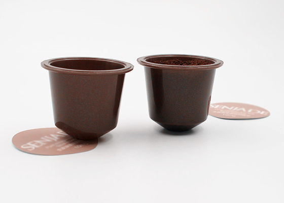 7g Cannikin Style Nhựa rang cà phê hòa tan Pod Capsules trong đóng gói màu tùy chỉnh
